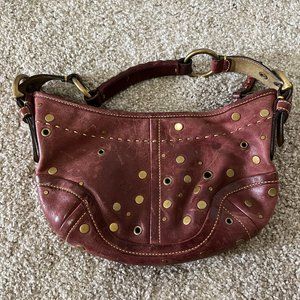 Vintage Coach Grommet Handbag